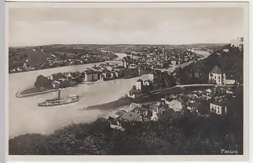 (20438) Foto AK Passau, Dreiflüsseeck, Unterhaus, vor 1945