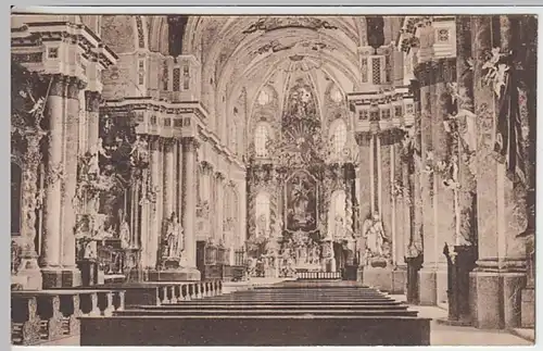 (20418) AK Fürstenfeldbruck, Klosterkirche Mariä Himmelfahrt, Innen 1929