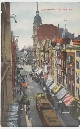 (20323) AK Amsterdam, Leidschestraat, vor 1945