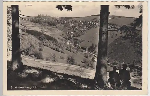 (20312) Foto AK Sankt Andreasberg, Harz, Panorama, vor 1945