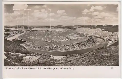 (20305) Foto AK Moselschleife, vor 1945