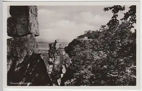 (20302) Foto AK Harz, Hexentanzplatz, vor 1945