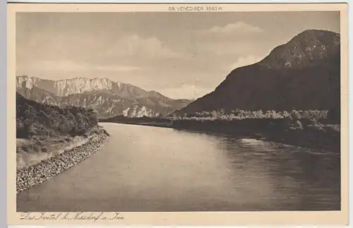 (20220) AK Nußdorf am Inn, Inntal, Zahmer Kaiser, Wildbarren, vor 1945