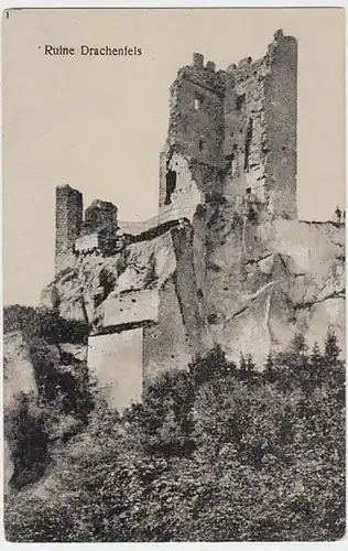 (20172) AK Königswinter, Burg Drachenfels, vor 1945