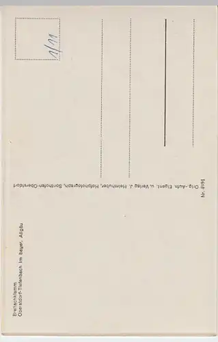 (20162) Foto AK Breitachklamm, vor 1945