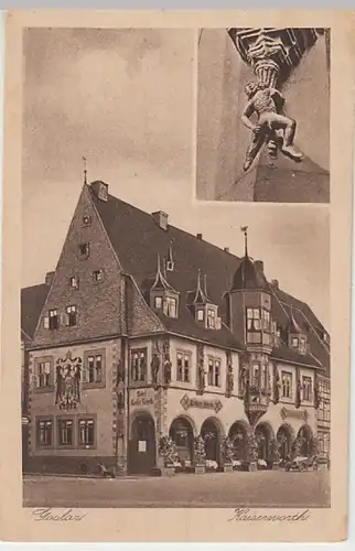 (20102) AK Goslar, Kaiserworth, Dukatenmännlein, vor 1945