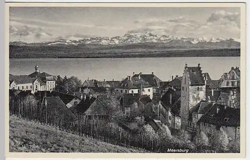 (20086) AK Meersburg, Bodensee, Panorama 1935