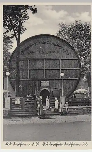 (20084) AK Bad Dürkheim, Riesenfass, vor 1945