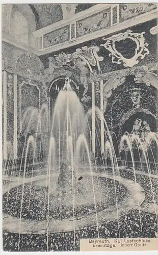 (20082) AK Bayreuth, Eremitage, Innere Grotte, vor 1945