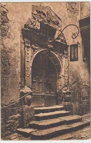 (20076) AK Rothenburg ob der Tauber, Rathaus, Portal 1913