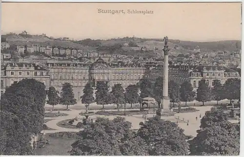 (20071) AK Stuttgart, Schlossplatz, vor 1945