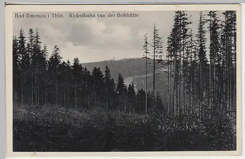 (20057) AK Ilmenau, Thür., Kickelhahn, Blick von der Bobhütte, vor 1945
