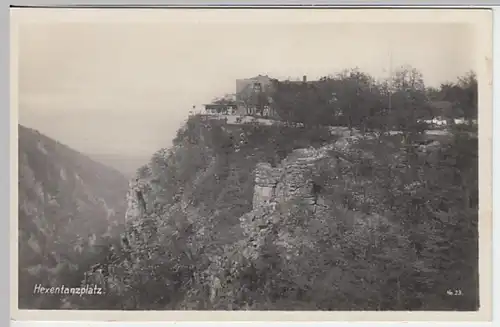 (20054) Foto AK Harz, Hexentanzplatz, vor 1945