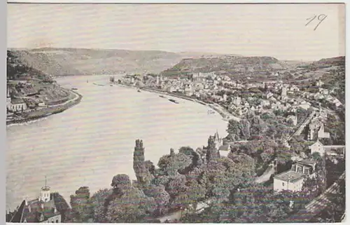 (20035) AK Boppard, Panorama, vor 1945