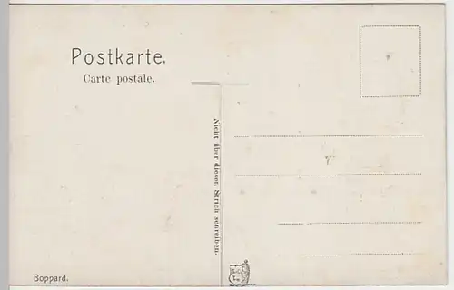 (20035) AK Boppard, Panorama, vor 1945