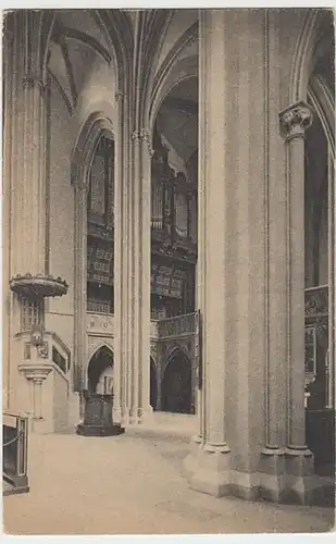 (20004) AK Meißen, Dom, Kanzel, Orgelchor, vor 1945