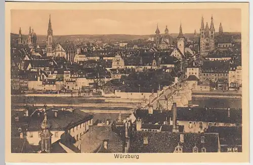 (19994) AK Würzburg, Stadtansicht, vor 1945