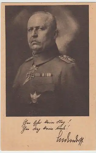 (19967) AK Militaria, Erich Ludendorff, General, um 1918