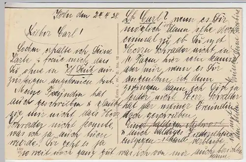 (19963) AK Köln, Rheinpanorama 1928