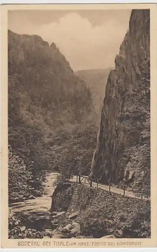 (19931) AK Harz, Bodetal bei Königsruhe 1925