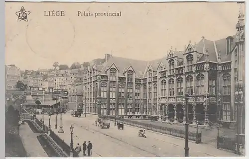 (19925) AK Liege, Lüttich, Palais Provincial, Feldpost 1916