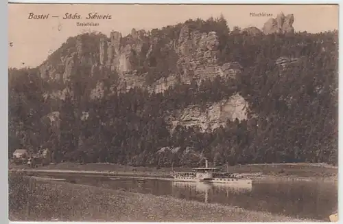 (19919) AK Sächs. Schweiz, Bastei 1924