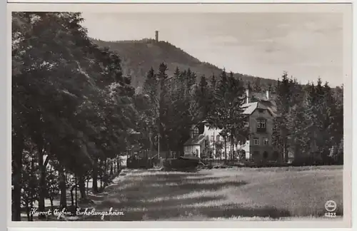 (19827) Foto AK Oybin, Zittauer Gebirge, Erholungsheim, Hochwald 1938