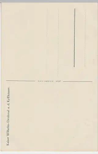 (19810) AK Steinthaleben, Kyffhäuserdenkmal, vor 1945