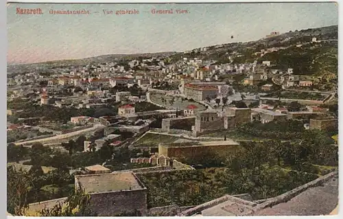 (19802) AK Nazareth, Panorama 1912