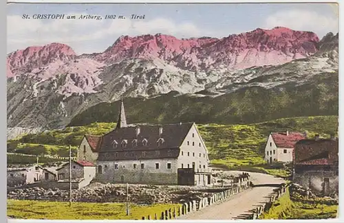 (19800) AK St. Christoph am Arlberg, Ortsansicht 1928