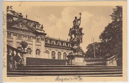 (19790) AK Fulda, Stadtsaal, Flora 1915