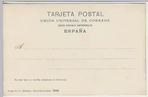 (19783) AK Zaragoza, Saragossa, Spanien, Canal Imperial, bis 1905