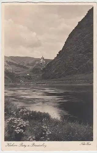 (19754) Foto AK Cochem, Reichsburg, Brauselay 1937