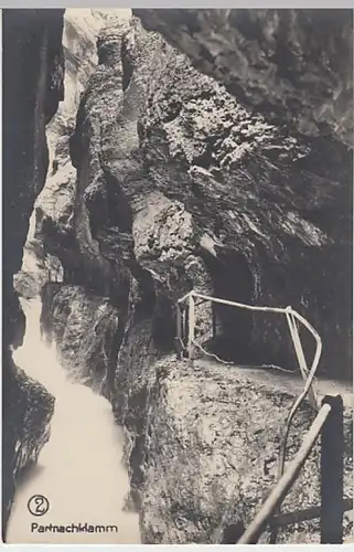 (19729) Foto AK Partnachklamm, vor 1945