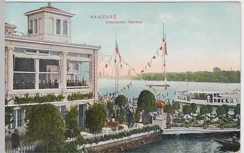 (19707) AK Hamburg, Uhlenhorster Fährhaus 1908