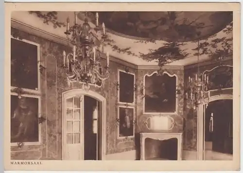 (19673) AK Molsdorf, Schloss, Marmorsaal, nach 1945