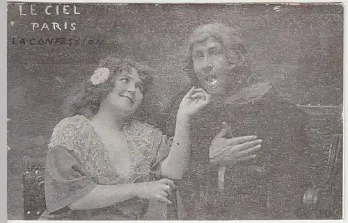 (19667) AK Paris, Le Ciel, Montmartre, La Confession, vor 1945