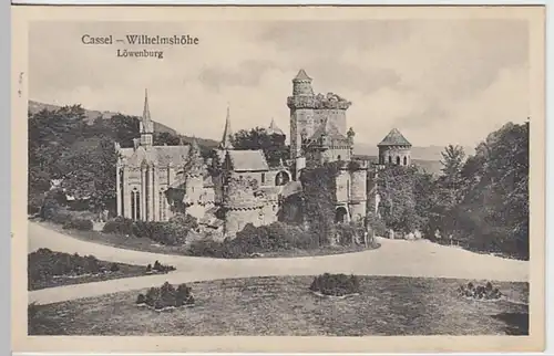 (19640) AK Bad Wilhelmshöhe, Löwenburg 1926
