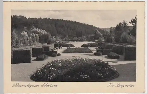 (19601) AK Braunlage, Kurgarten 1939