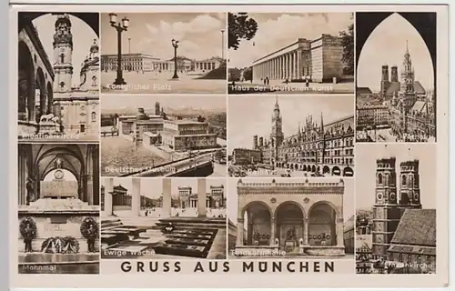 (19598) Foto AK München, Mehrbildkarte 1939