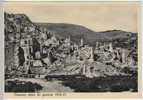 (19433) AK Cassino, Latium, zerstörte Stadt 1940-45