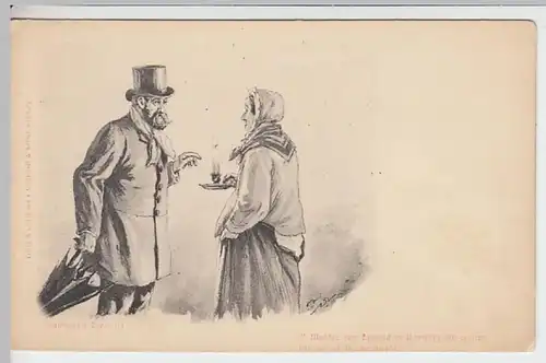 (19259) Künstl. AK Sprüche, O Mudder jetzt kann ick in Hamborg, bis 1905