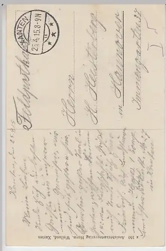 (19256) AK Xanten, Dom St. Viktor, Feldpost 1915