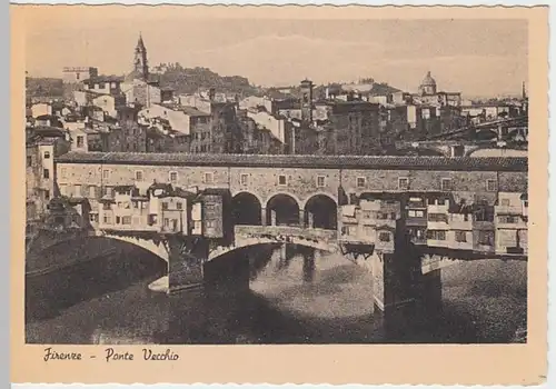 (19255) AK Firenze, Florenz, Ponte Vecchio