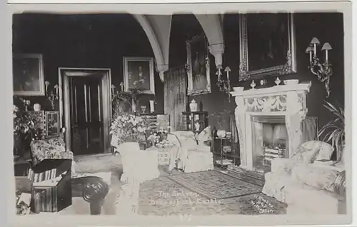 (19222) Foto AK Brancepeth, Durham, Schloss, Salon