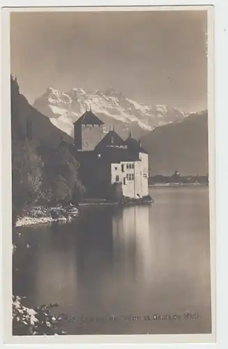 (19200) Foto AK Veytaux, Schloss Chillon, geschrieben 1973