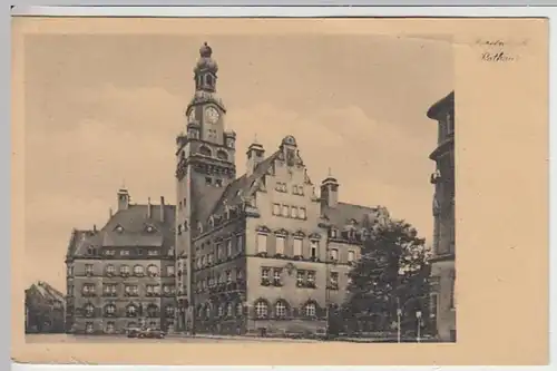 (19163) AK Döbeln, Rathaus, vor 1945