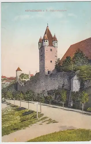 (19140) AK Rothenburg ob der Tauber, Stöberleinsturm, um 1908
