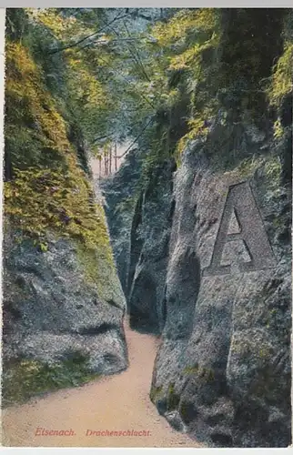 (19127) AK Eisenach, Thür., Drachenschlucht, vor 1945