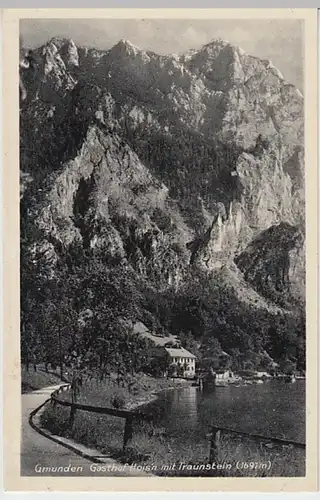 (19094) AK Gmunden, Gasthof Hois'n, Traunstein 1933-45